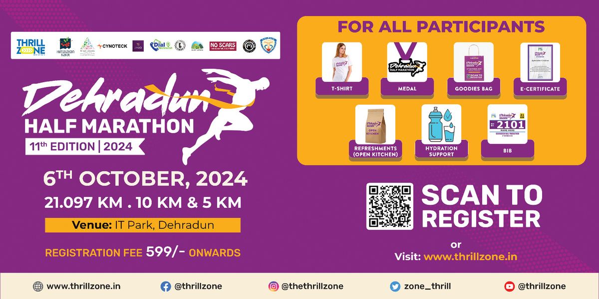 Dehradun Half Marathon 2024 (11th Edition)