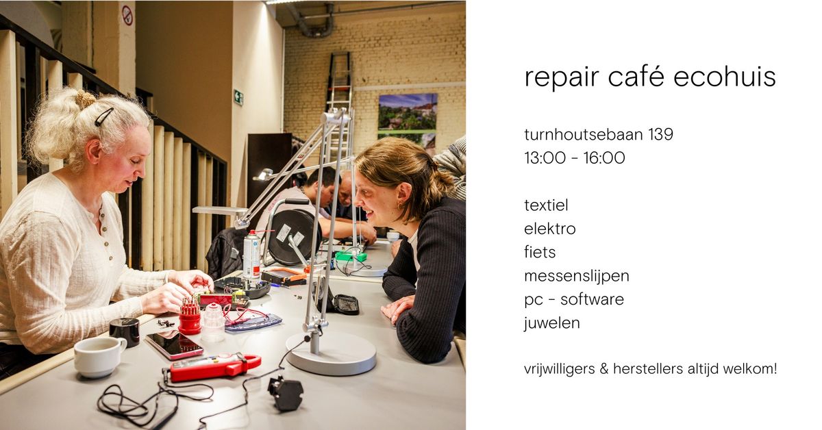 repair caf\u00e9 ecohuis