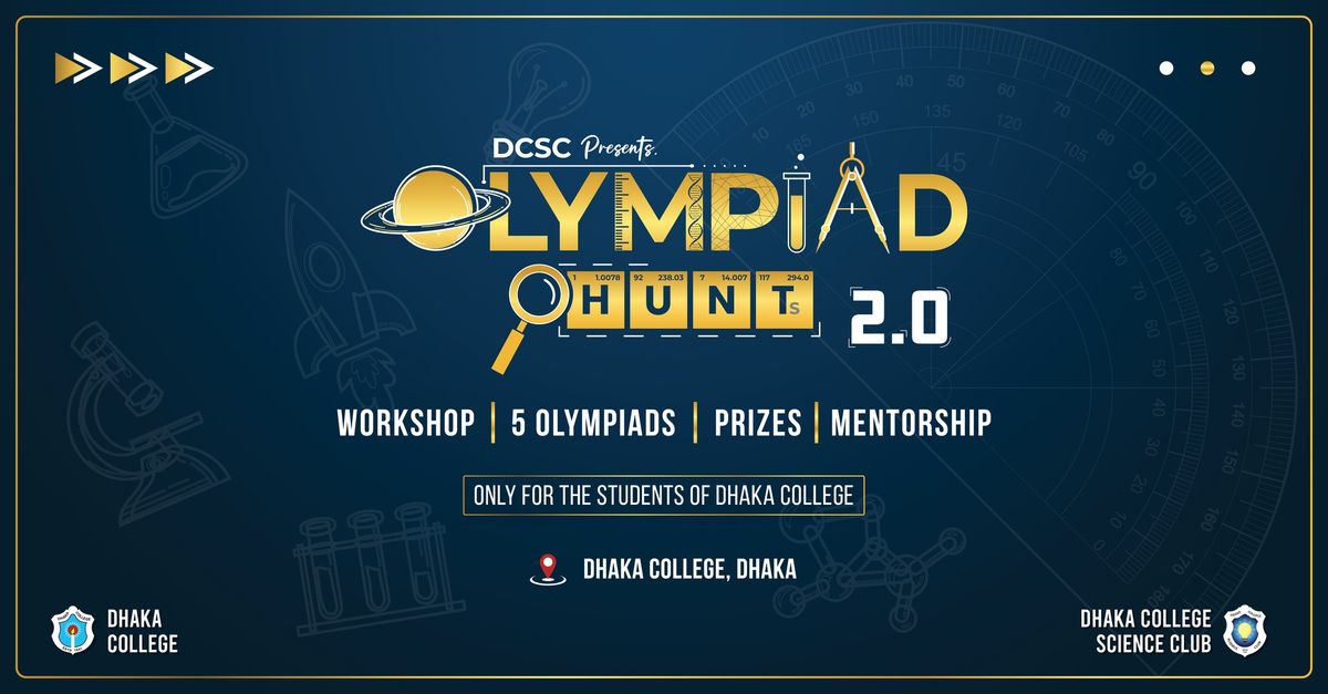 DCSC PRESENTS OLYMPIAD HUNT 2.0