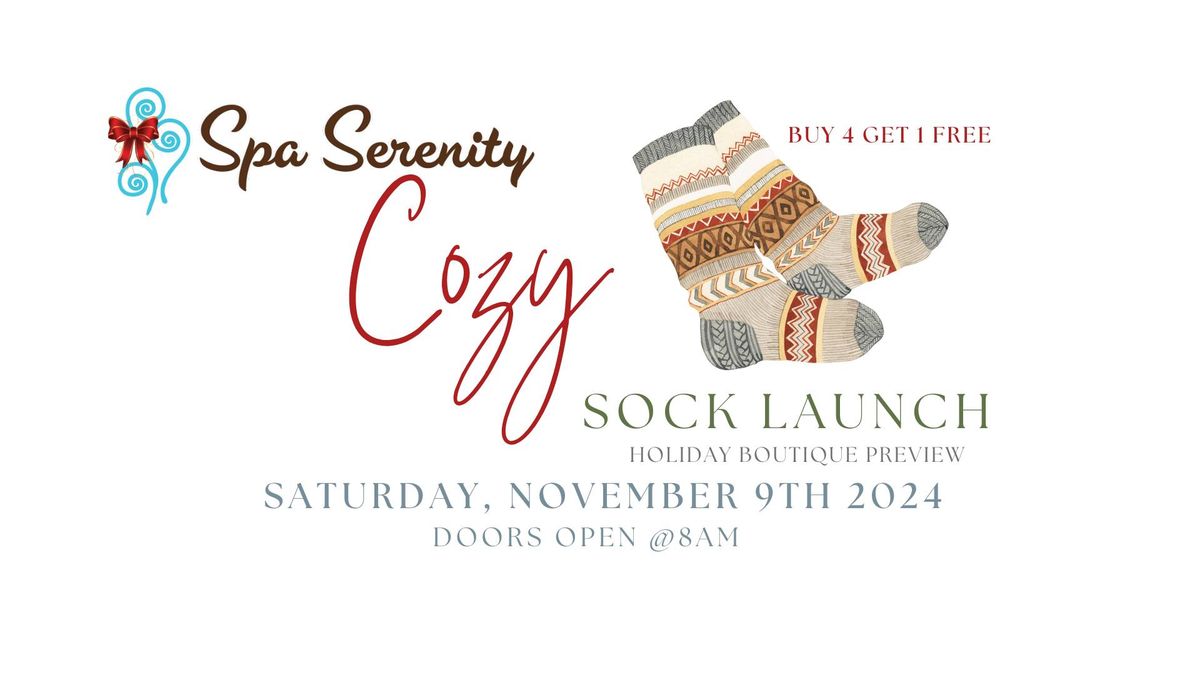 Spa Serenity Holiday Sock Launch