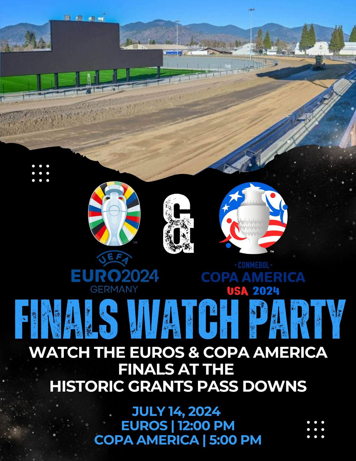 Euros & Copa America Finals Watch Party!