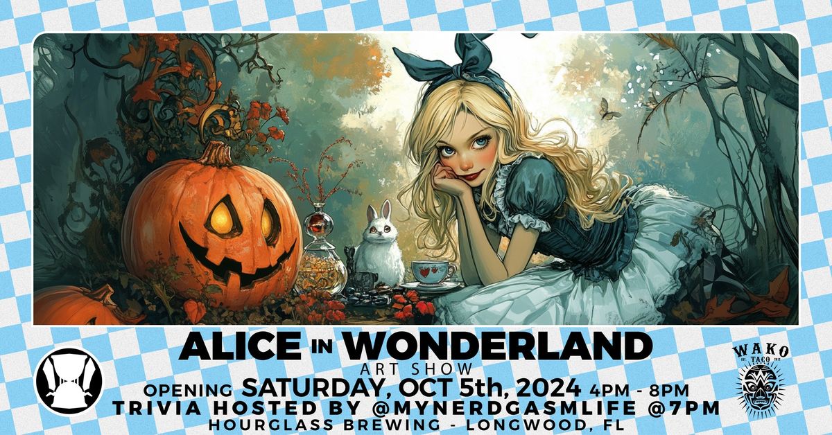 Alice in Wonderland's Halloween Art Show Opening