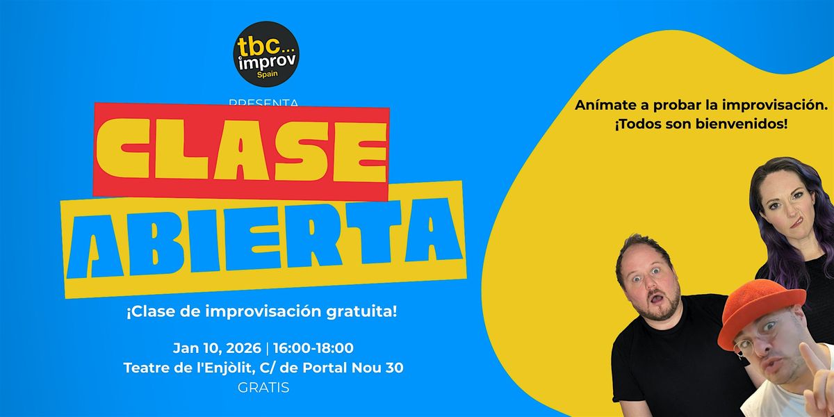 Clase Abierta con TBC Improv Spain