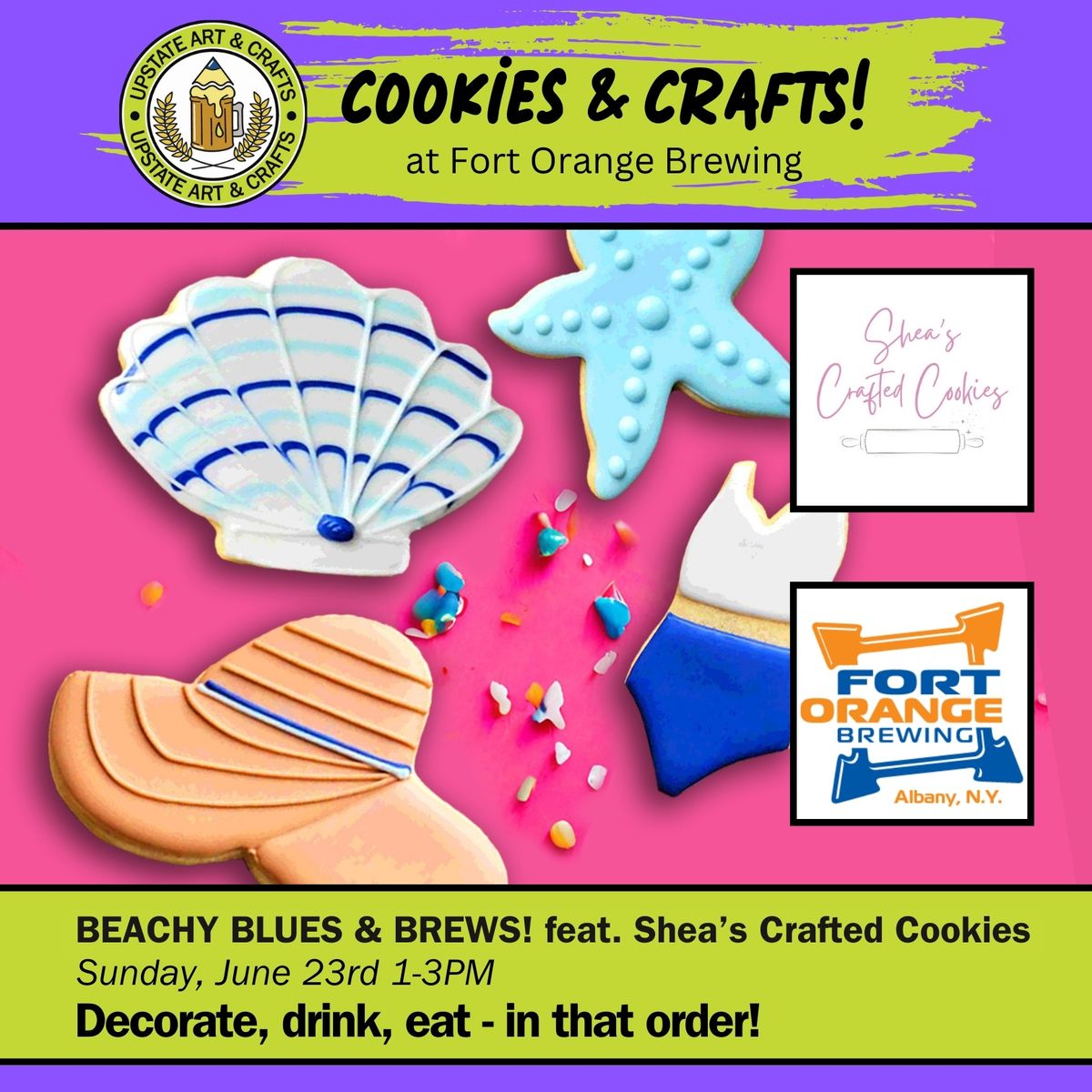 Cookies and Crafts! at Fort Orange