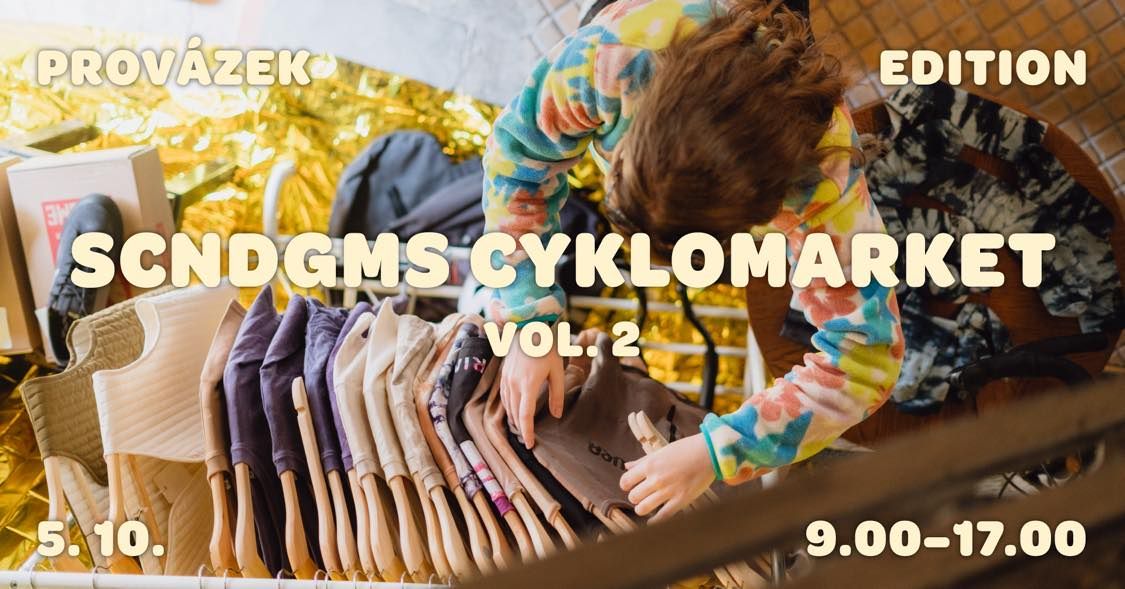 SCNDGMS CYKLOMARKET | PROV\u00c1ZEK EDITION