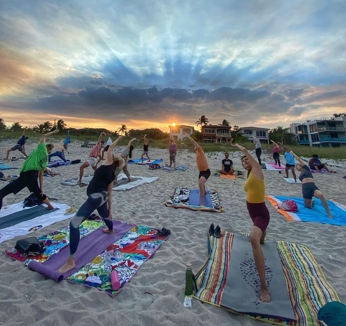 Sunset Beach Yoga with Jessica Om