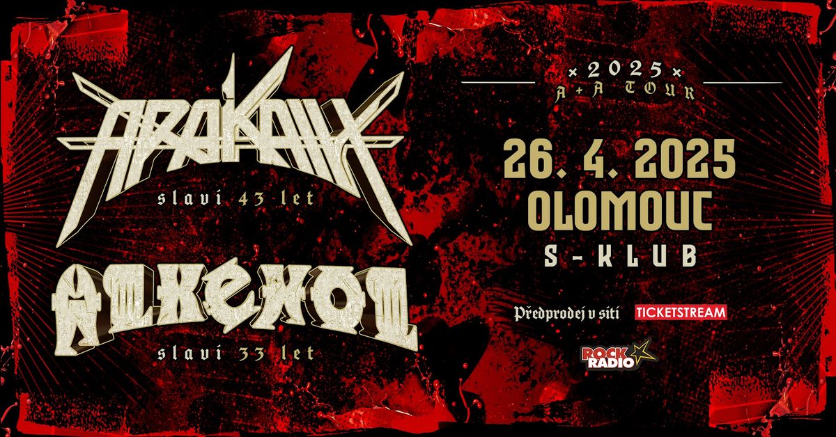 Alkehol+Arakain 26.4.2025 Olomouc Sklub