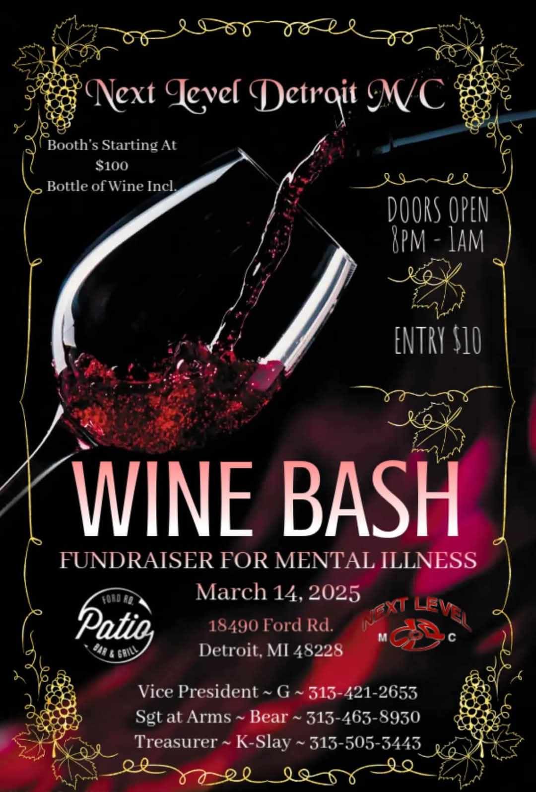 Wine Bash: Fundraiser for Mental Illness 