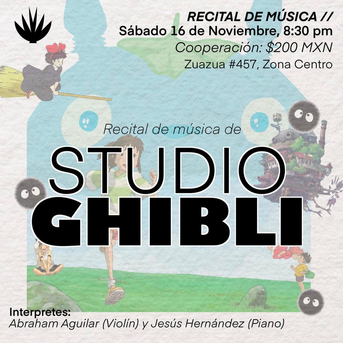 Recital de Studio Ghibli \ud83c\udfbb \ud83c\udfb9 