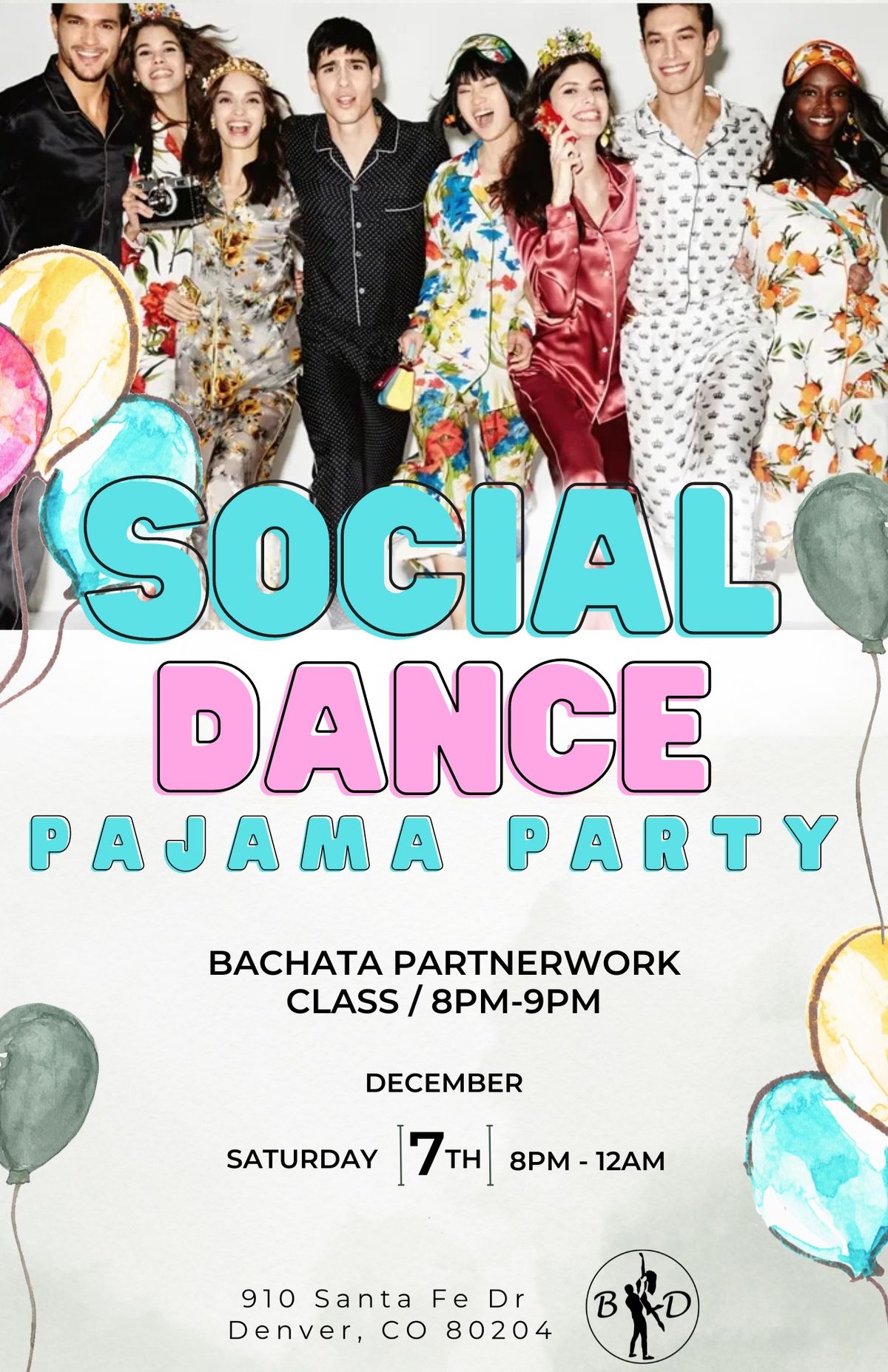 Social Dance Pajama Party