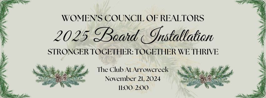 2025 Board Installation Luncheon 