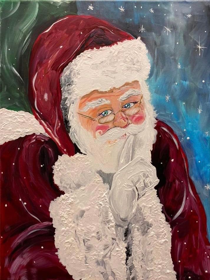 Santa Sip N Paint