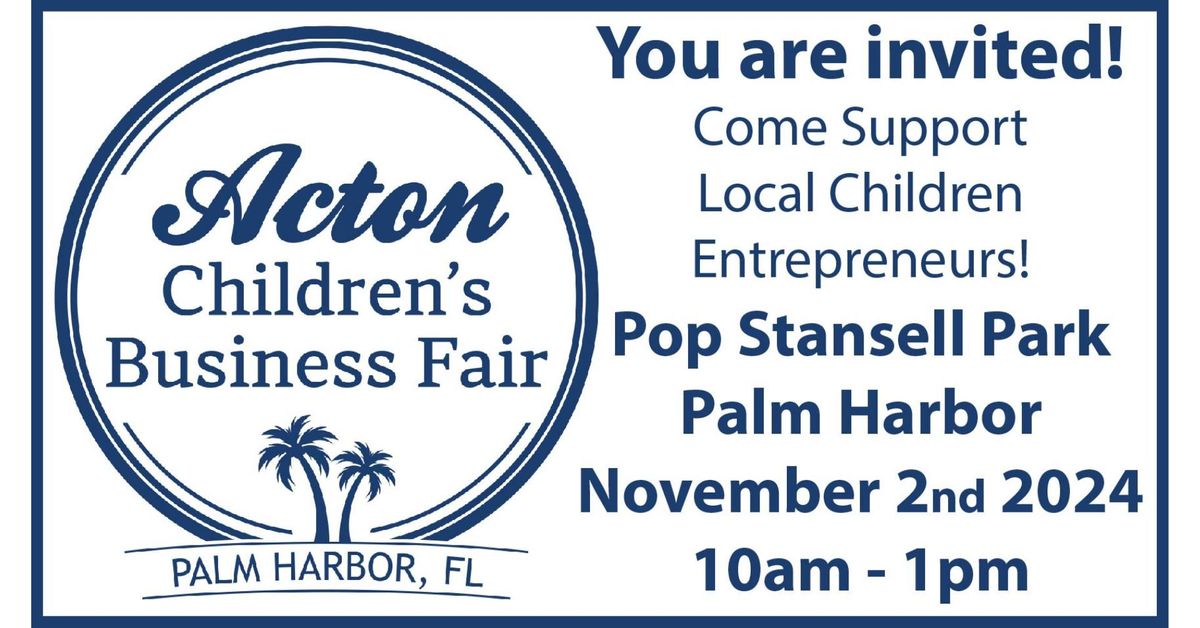 Acton Children's Business Fair Palm Harbor