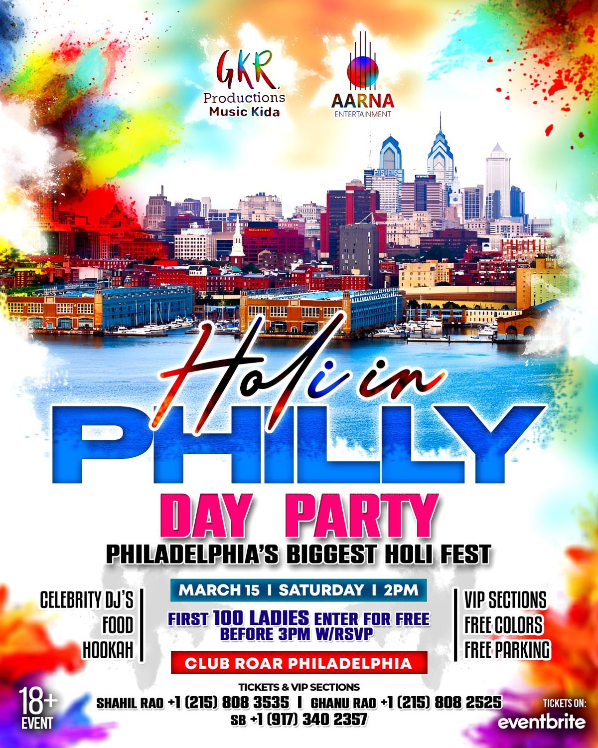 Holi in Philly, Bollywood Day Party - March 15th