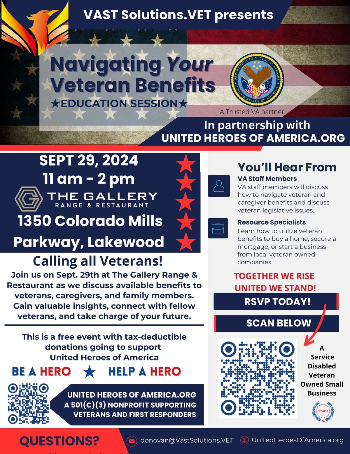 Veteran Benefits Education & Outreach Seminar