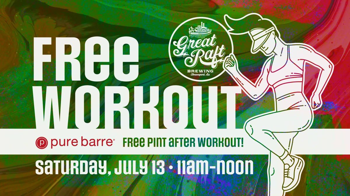 Free Barre Class at Great Raft Brewing
