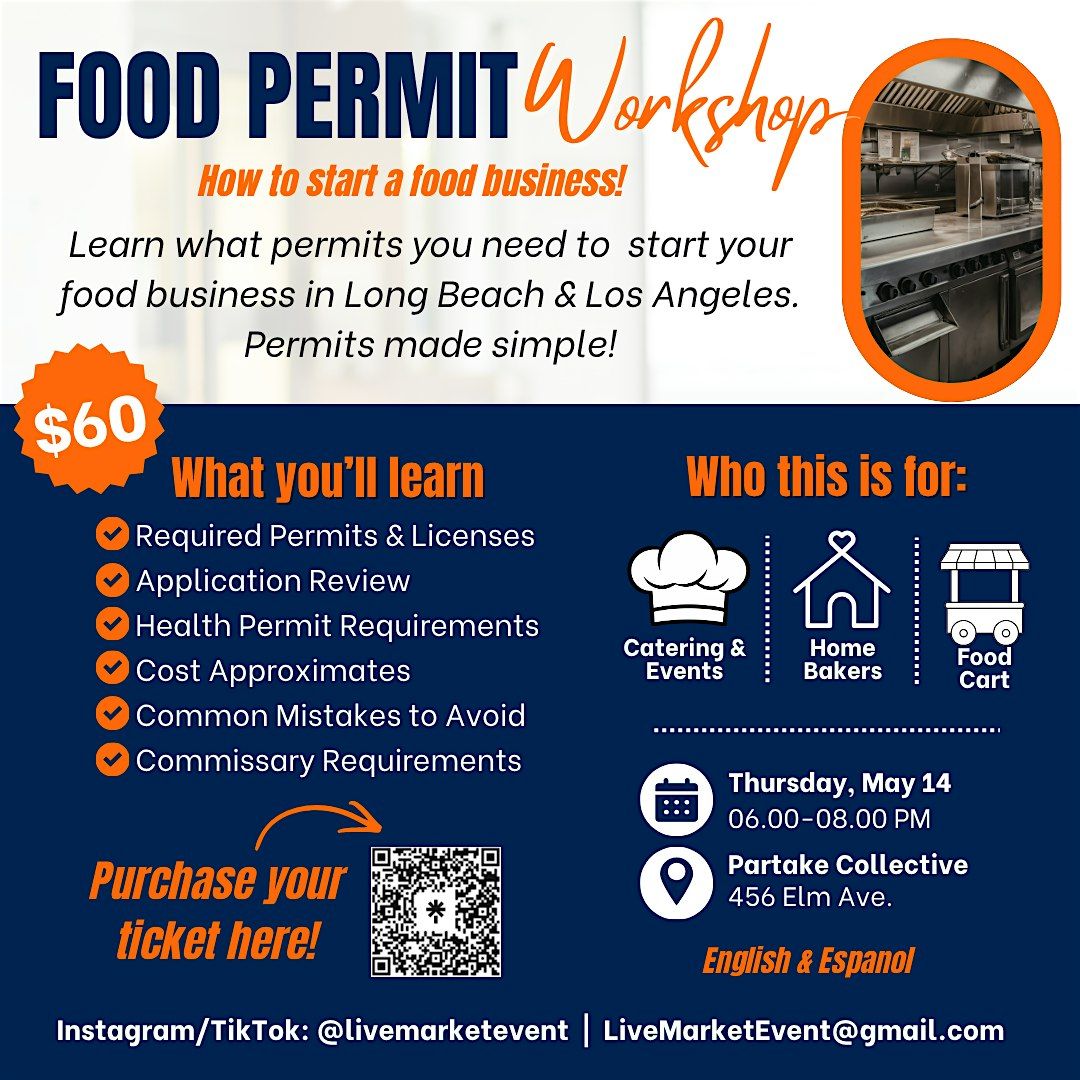 Food Permit Workshop | Taller de Permisos para Negocio