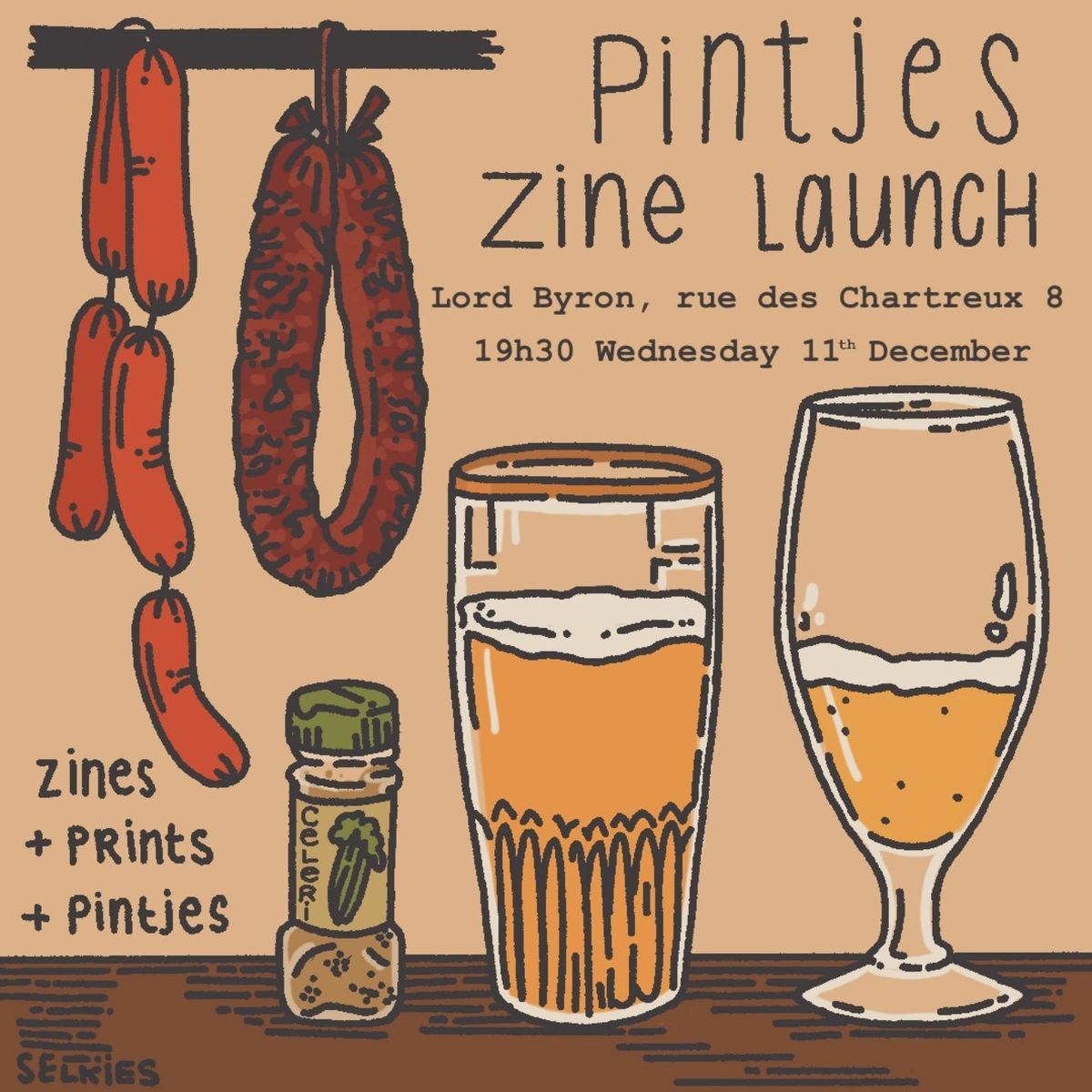 Pintjes vol.1 - Zine launch @ Lord Byron