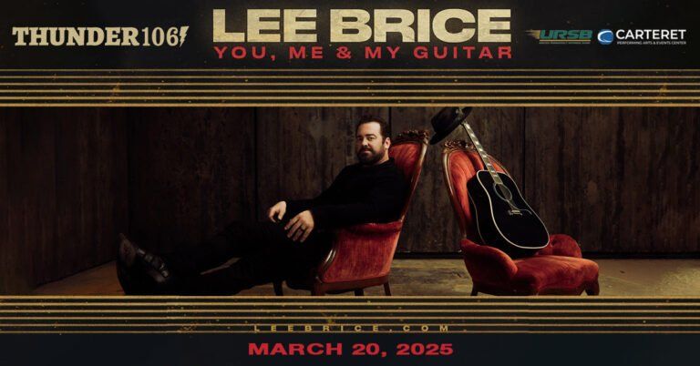 Thunder 106 presents Lee Brice at the Careret Performing Arts Center