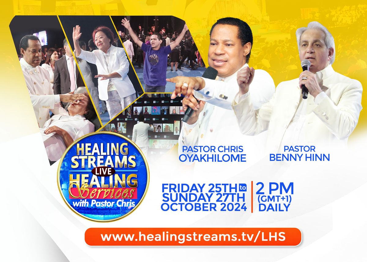 Healing Stream Live Healing Service With Pastor Chris & Pastor Benny Hinn