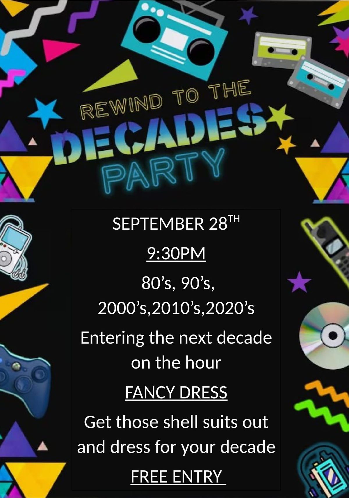 DECADES PARTY