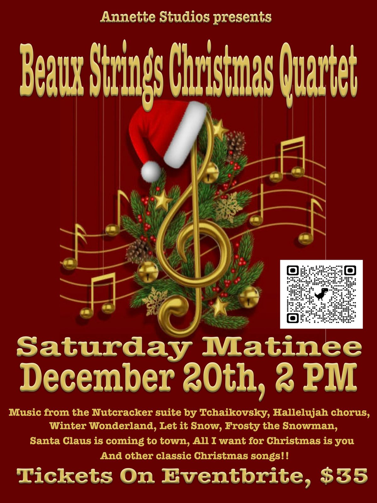 Beaux Strings Christmas Quartet