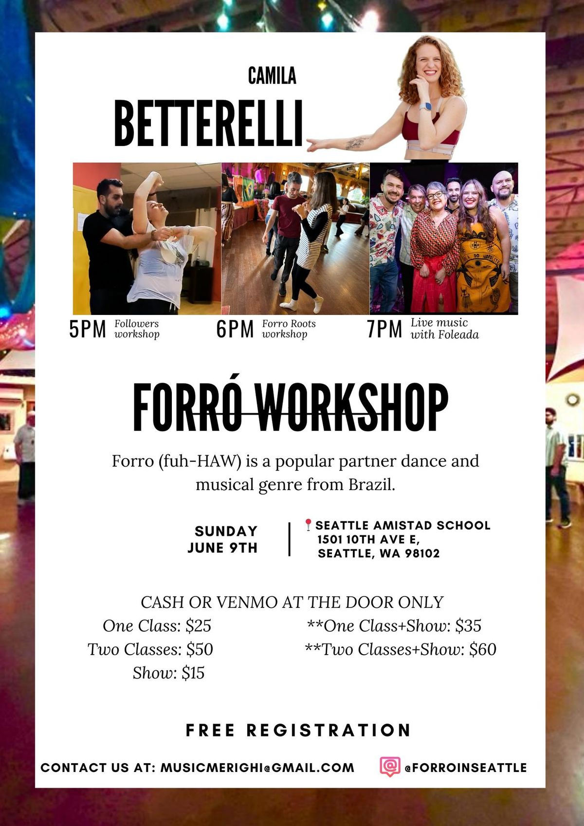 Forr\u00f3 Workshop with Camila Betterelli