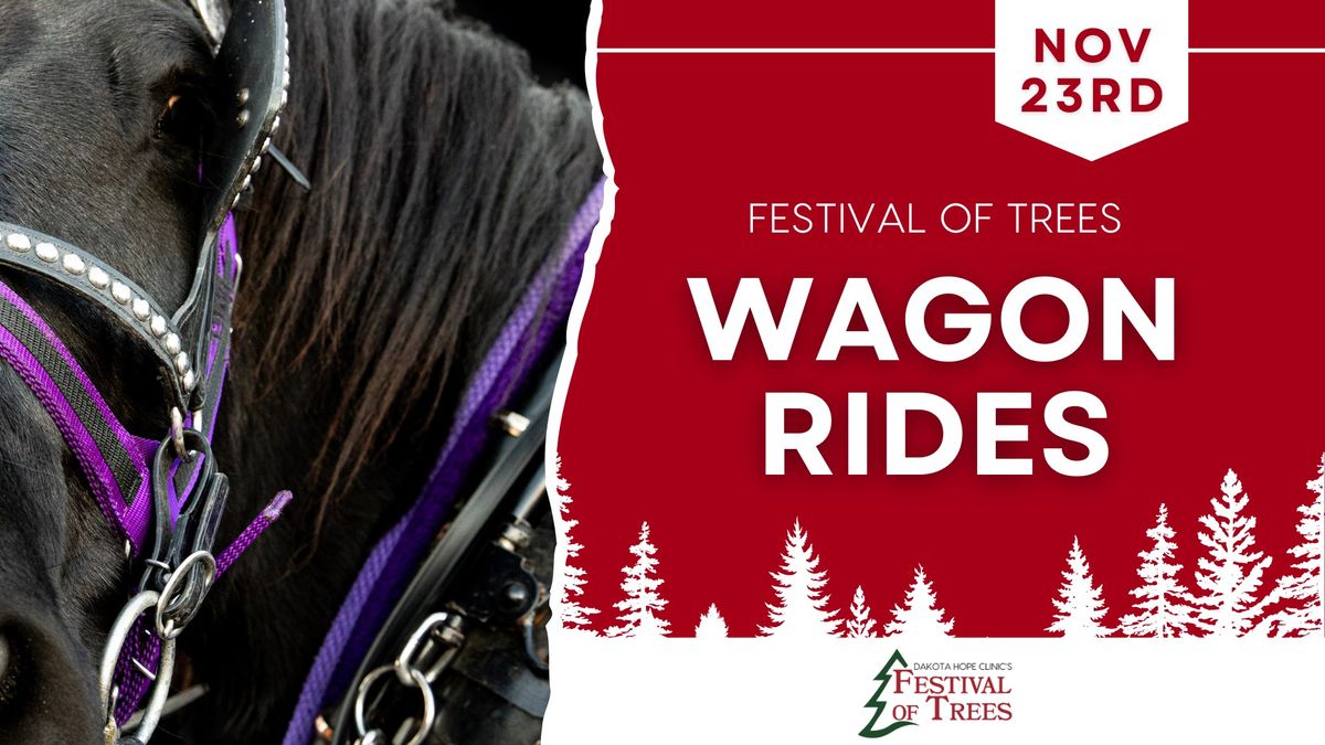 Horse Drawn Wagon Rides- Festival of Trees