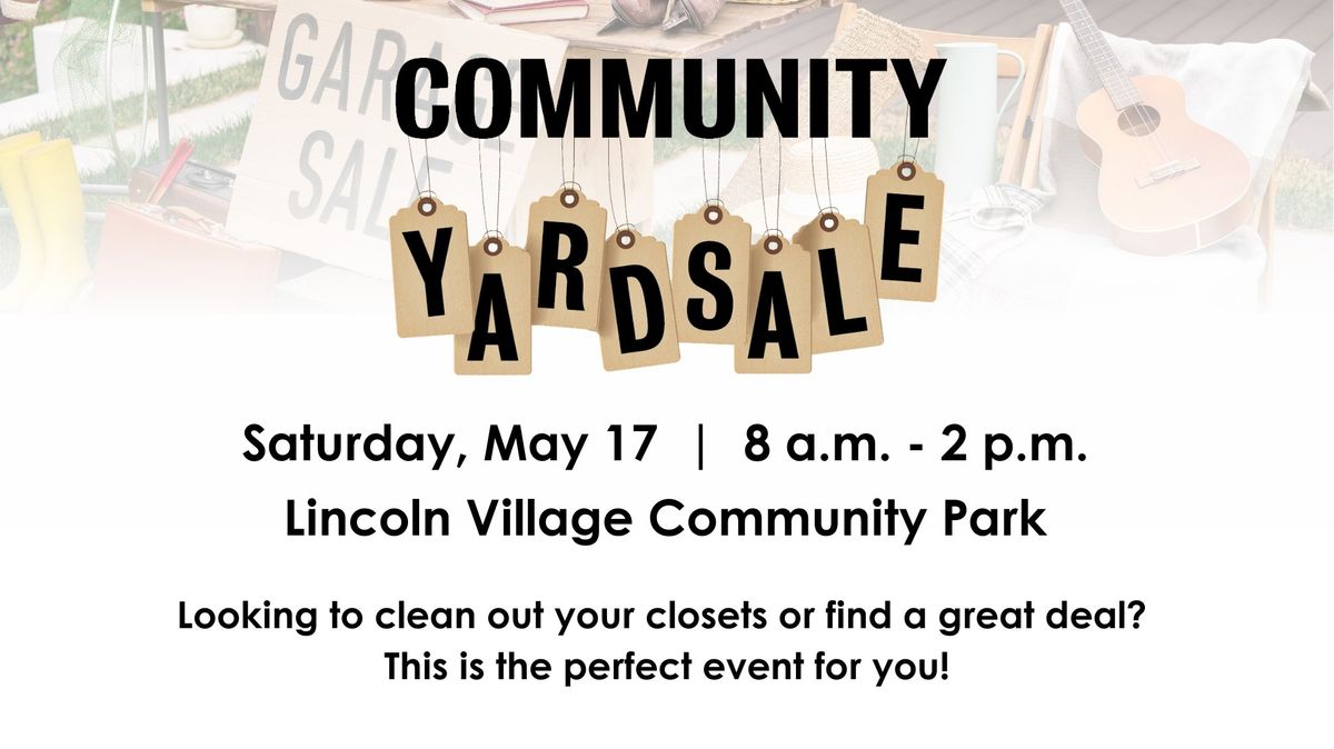 Community Yard Sale