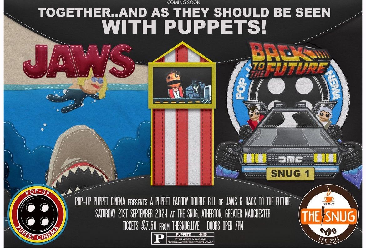 Pop-Up Puppet Cinema Presents: Jaws and Back to the Future - A Puppet Parody Double Bill