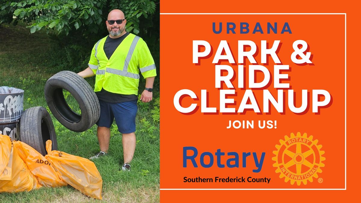 Urbana (MD) Park & Ride Cleanup | Rotary Club of Southern Frederick County