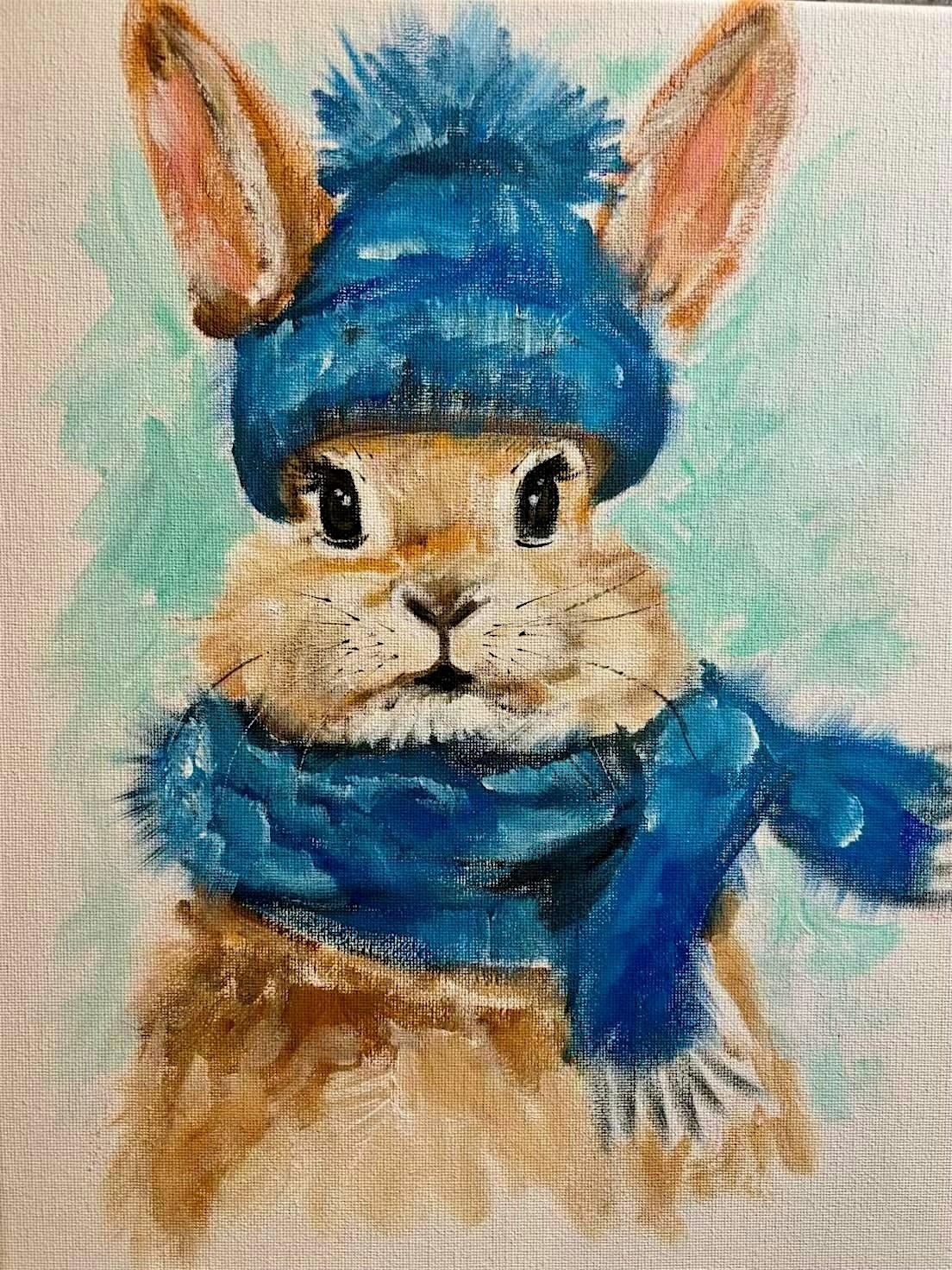 Snow Bunny Paint & Sip