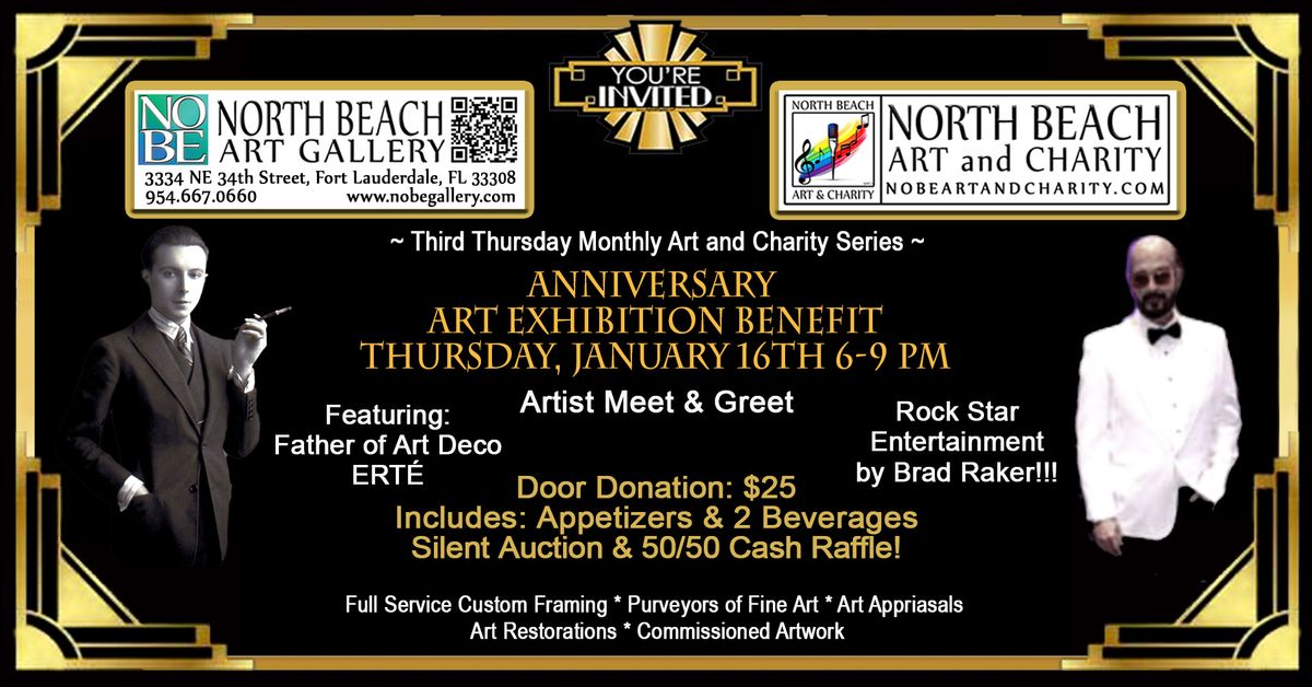 Anniversary Exhibition, Artist Meet& Greet with performer Brad Raker