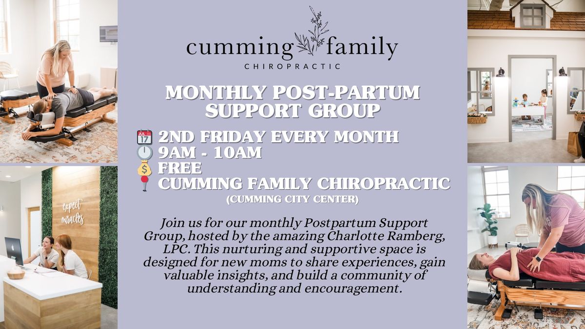 Monthly Postpartum Support Group