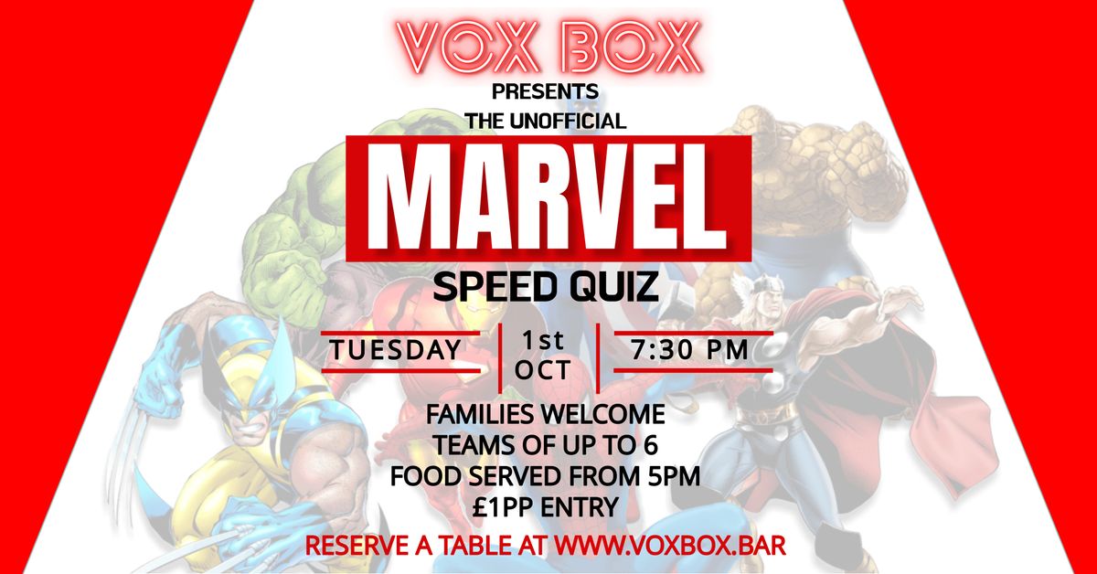 Themed Quiz - Marvel Edition