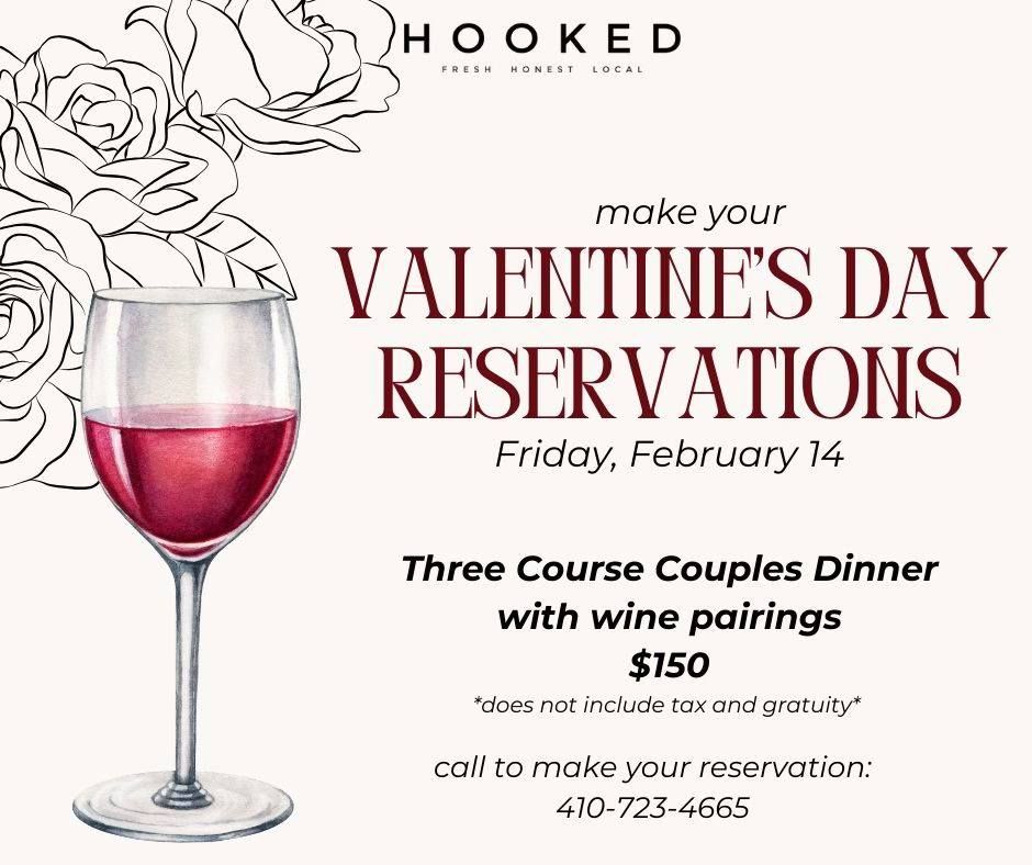 Valentine's Day Three Course Couples Dinner