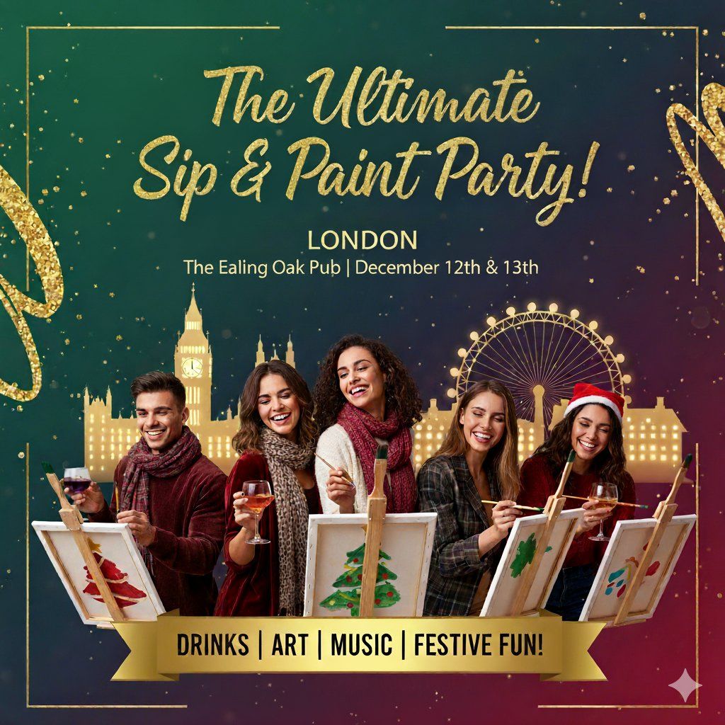 The Ultimate Christmas Sip & Paint Party!