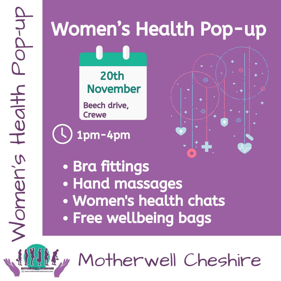 Crewe Wellbeing Pop Up 