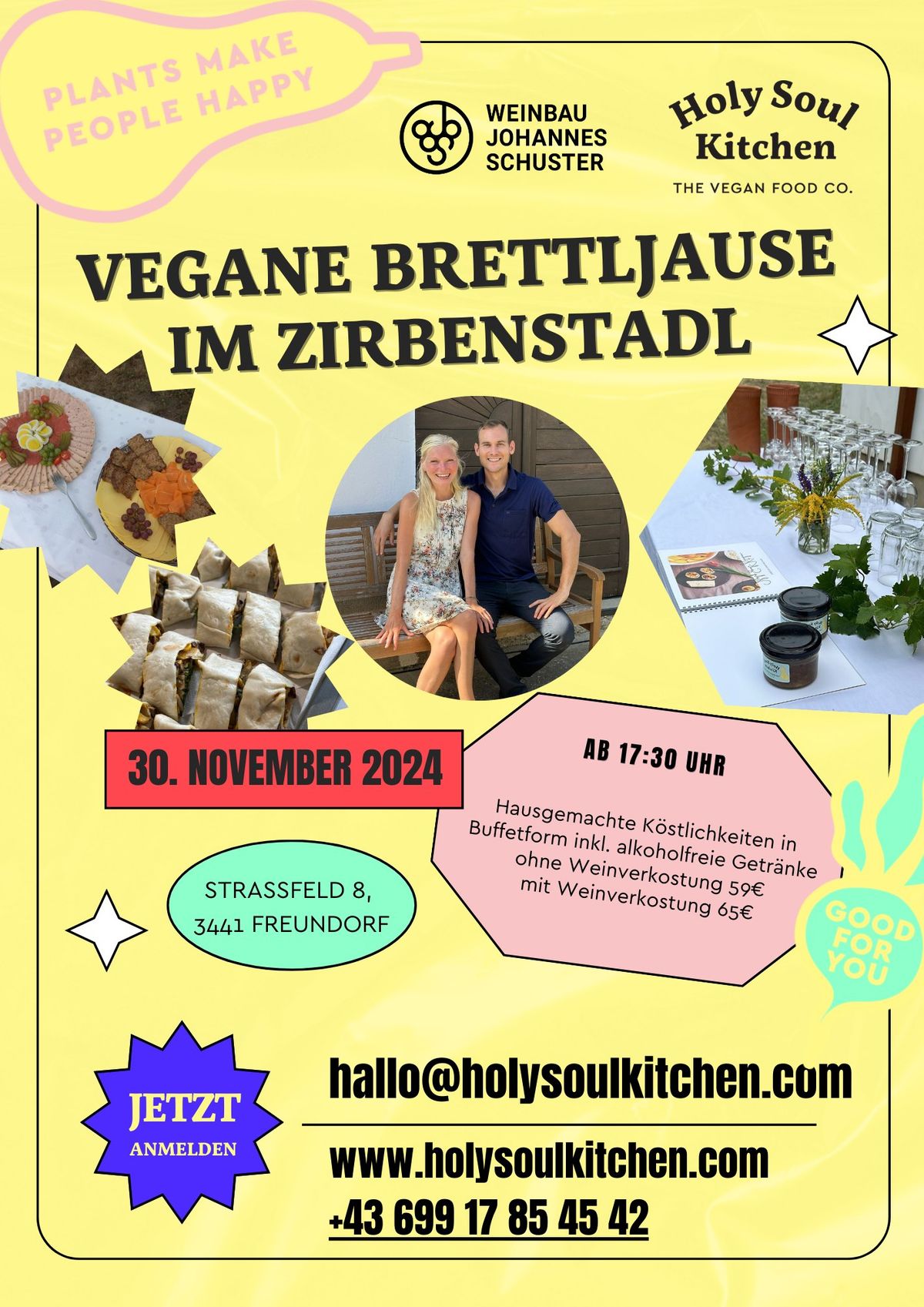 1. Vegane Brettljause im Zirbenstadl