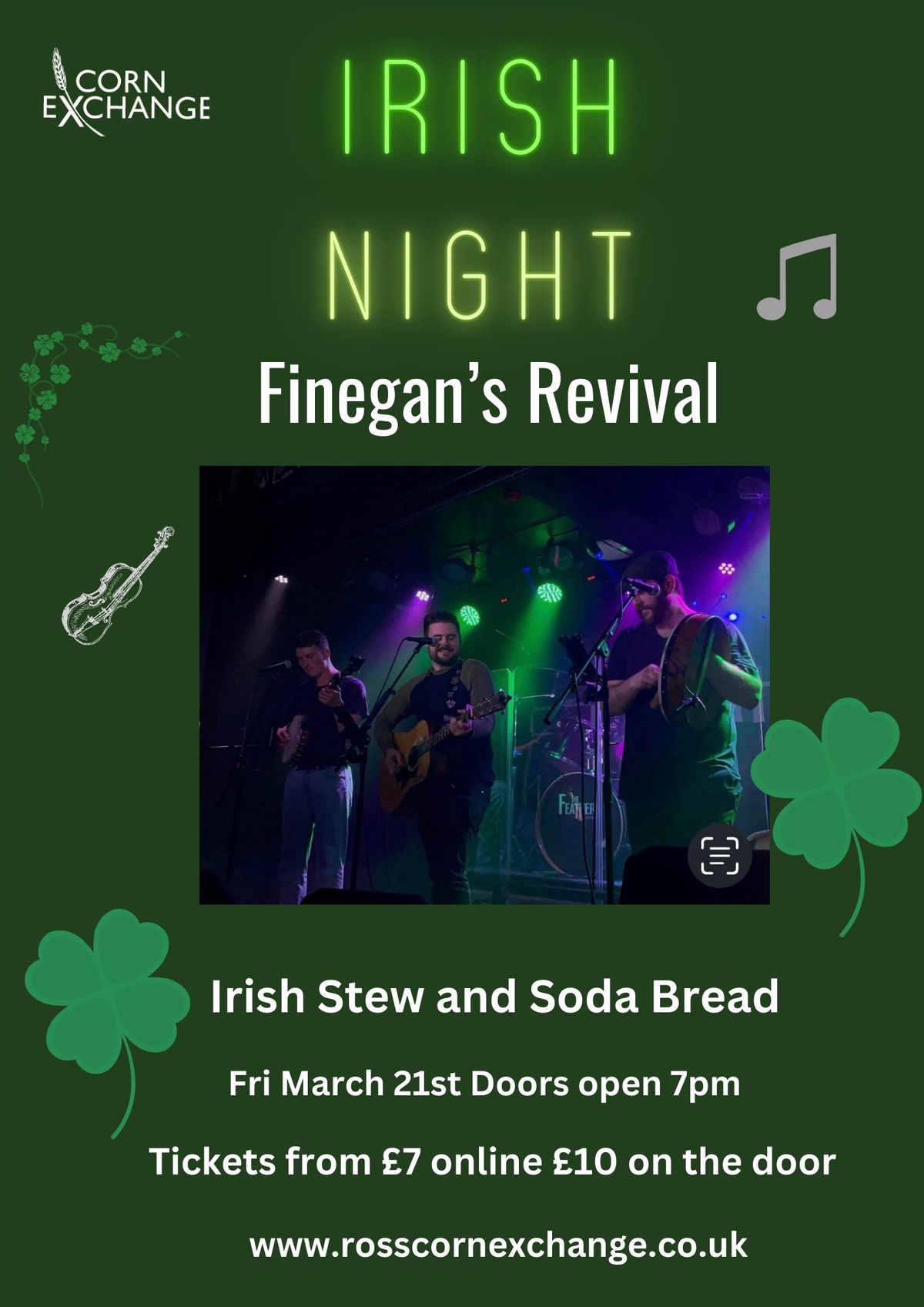 Irish Night with Finnegan's Revival