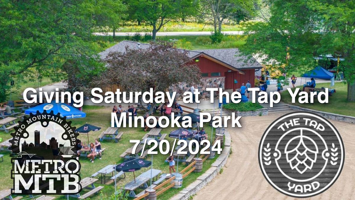 Giving Saturday at The Tap Yard benefitting Minooka MTB Trail!