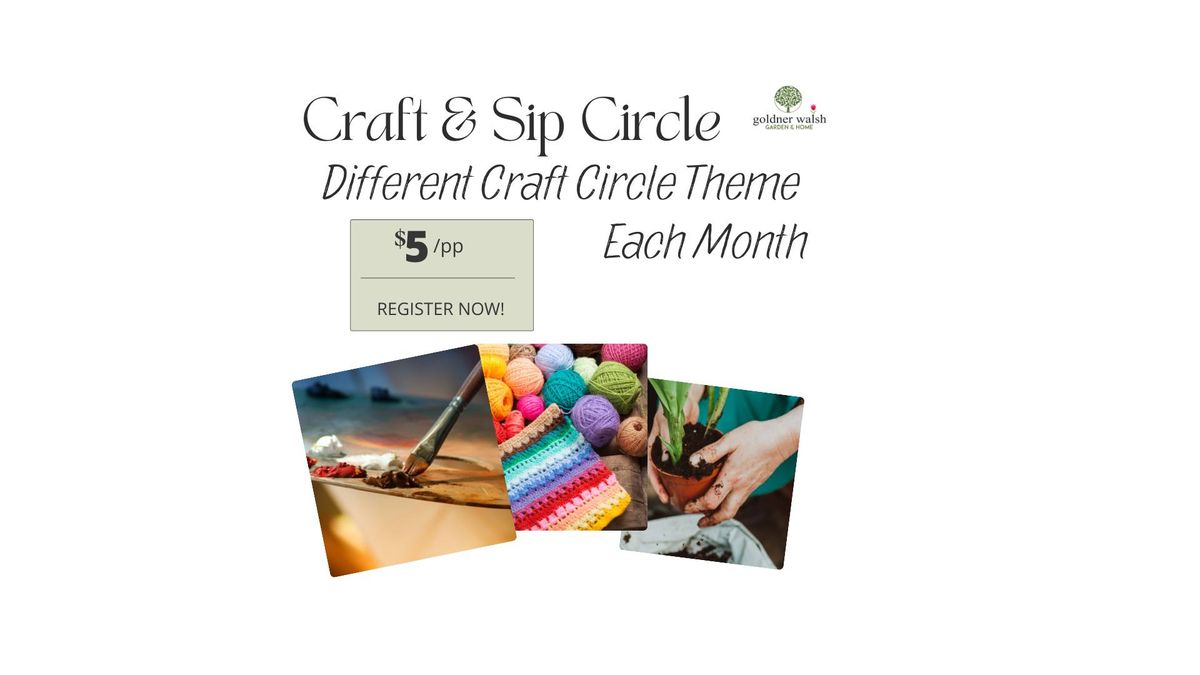 Craft & Sip Circle