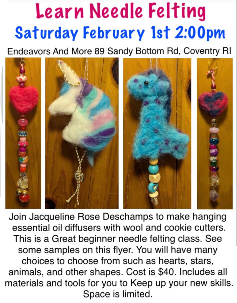 Felting Class with Jacqueline Rose Deschamps