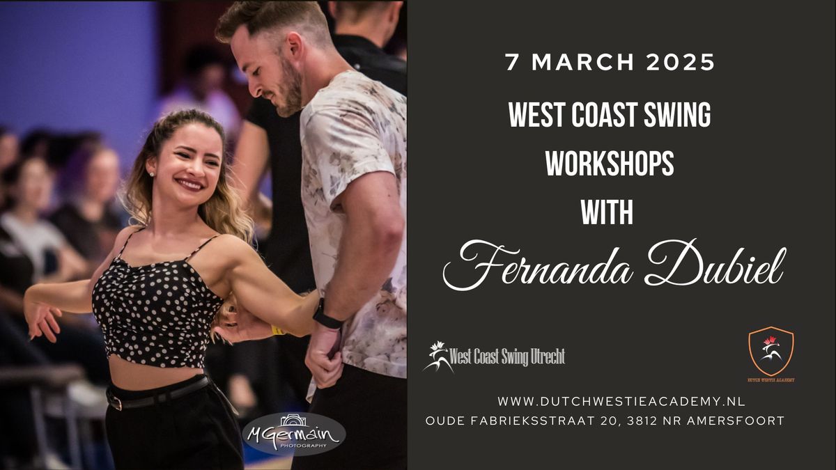 West Coast Swing workshop with Fernanda Dubiel (2 levels)