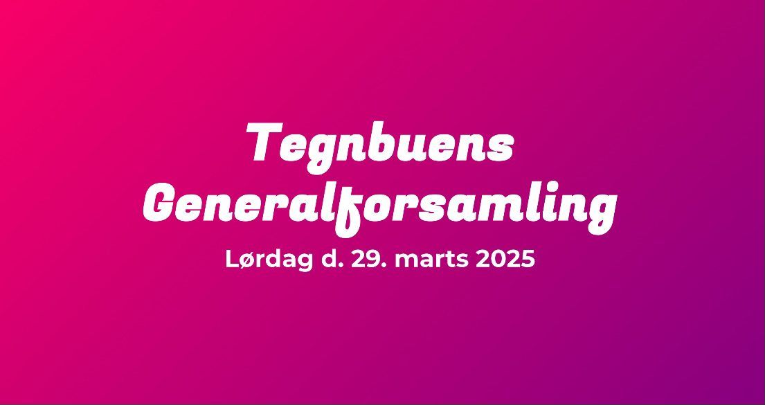 Tegnbuens generalforsamling 2025