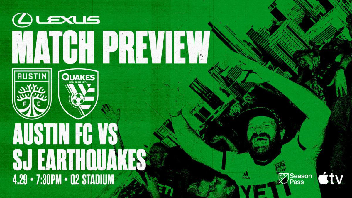 San Jose Earthquakes at Austin FC at Q2 Stadium
