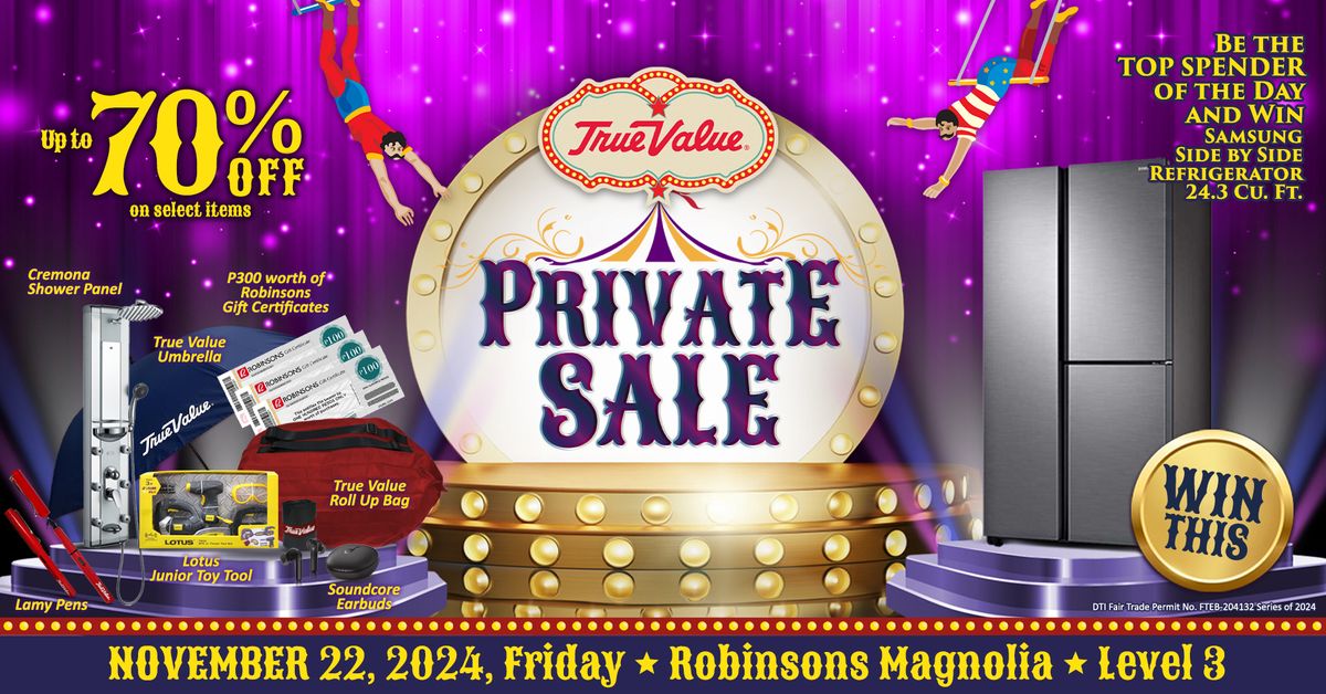 Private Sale at Robinsons Magnolia 