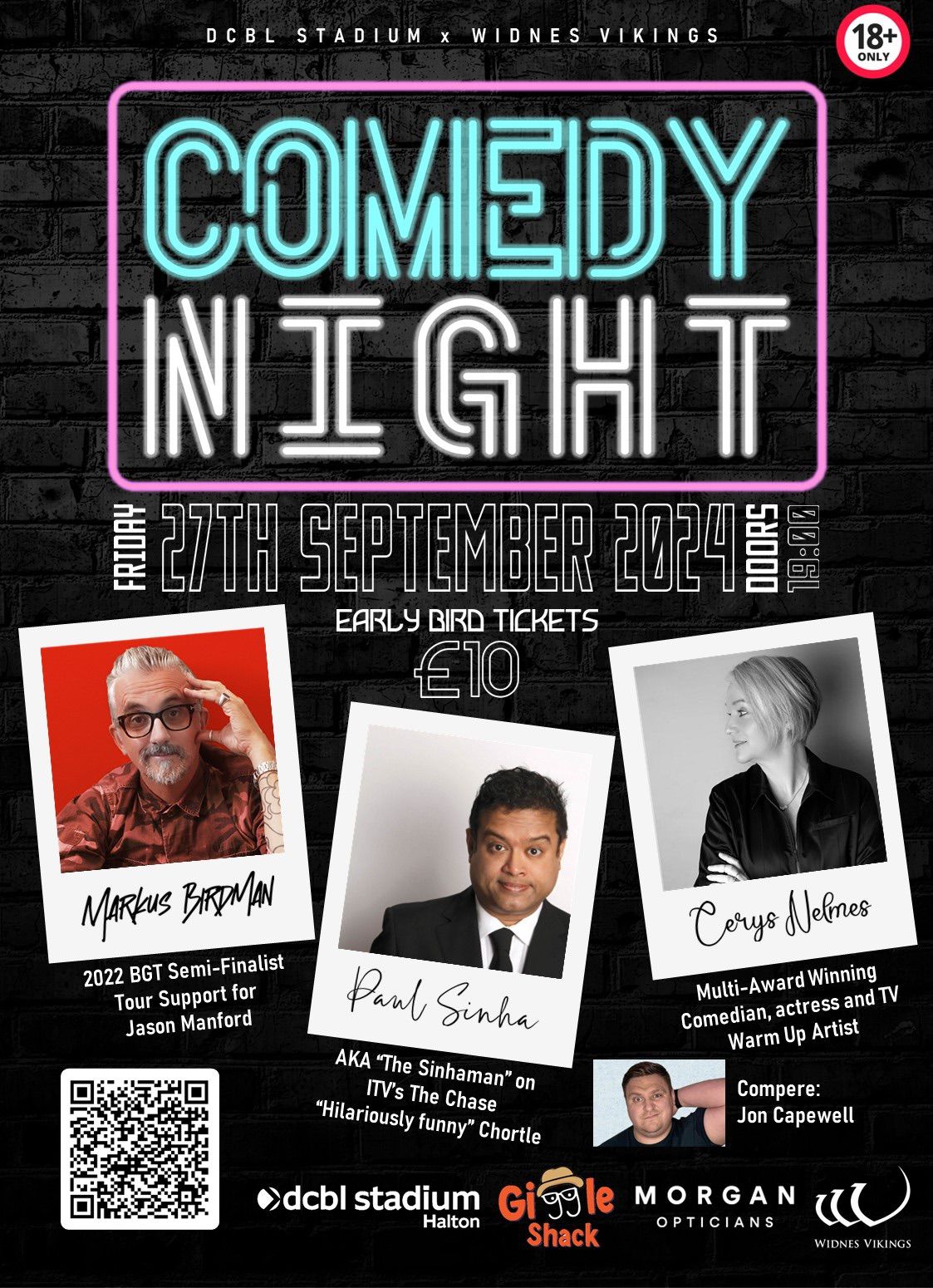 Giggle Shack Comedy at Widnes Vikings