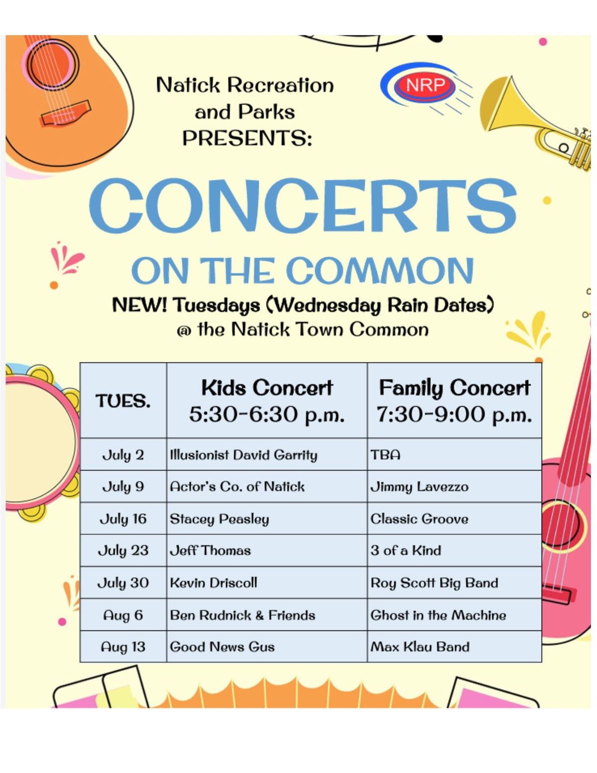 Natick Recreation Kids Concert ~ Actor's Co. of Natick 