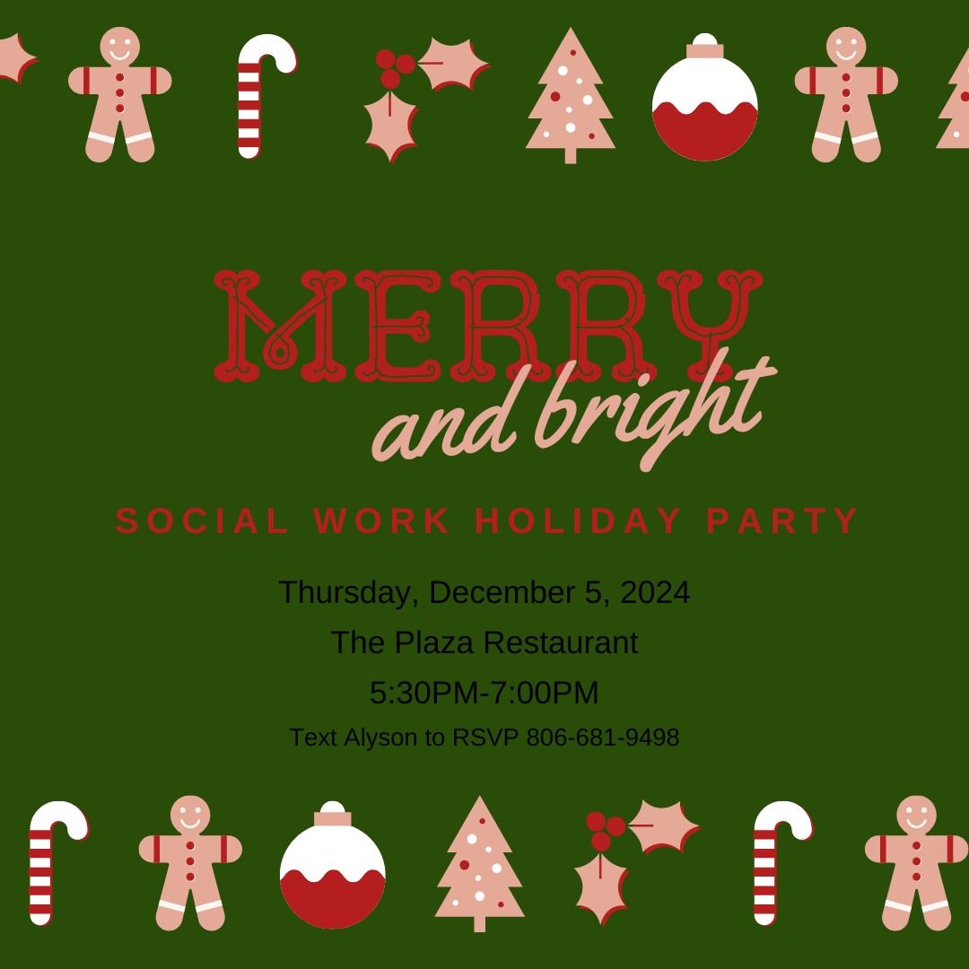 NASW Panhandle Branch Holiday Social